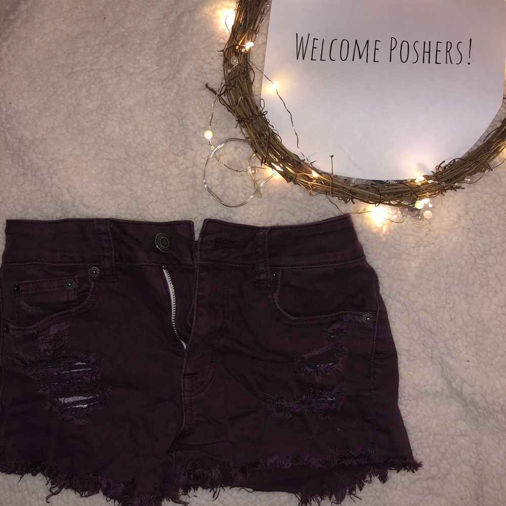 American Eagle ripped shorts